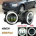 thumbnail image 2 of 4" LED Halo Fog Lights Bulb For Jeep Grand Cherokee 2011~2013 Bumper Offroad 2x, 2 of 6