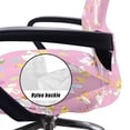 thumbnail image 5 of Renewold Office Chair Cover Stretch Rotating Chair Cover Protective Cover for Office Chair Stain Resistant Non-slip Slipcover for Home Office Easter Decor, Easter Bunny Egg Chick Pink, L, 5 of 7