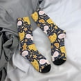 thumbnail image 5 of Logiee Mouse Cheese Print Adult Socks for Men & Women,Calf Socks, Ankle Socks,Boots Socks,Breathable Casual Sock,Unisex Crew Socks, 5 of 6