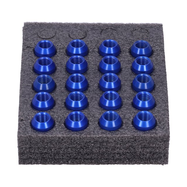 Locking Lug Nuts, M12x1.5 Thread Cone Locking Lug Nut Closed End For Vehicle Color,Gold,Red,Blue