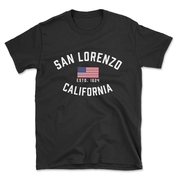 San Lorenzo California Patriot Men's Cotton T-Shirt