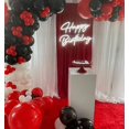 thumbnail image 5 of Ornament & Decor Kit de Arco de Guirnalda de Globos Rojos y Negros - 122 Piezas Globos de Fiesta de látex de confeti Rojo y Negro Compatibles con el día de la Madre Barbacoa Casino, 5 of 5