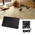 thumbnail image 4 of DOLITY Waterproof Solar Powered Panel Ventilation Extractor Fan 10W Portable single fan, 4 of 9