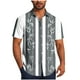 thumbnail image 2 of Blusa y camisa de manga corta con cuello vuelto Camisa casual para hombre Camisa de bolos vintage de manga corta Camisas de verano de playa cubana Camisa con botones Blusa para hombre Poliéster, 2 of 6