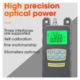 thumbnail image 4 of Zilai SC FC Connector Optical Power Meter Fiber Cable Tester High-Precision -70dBm +10dBm, 4 of 7