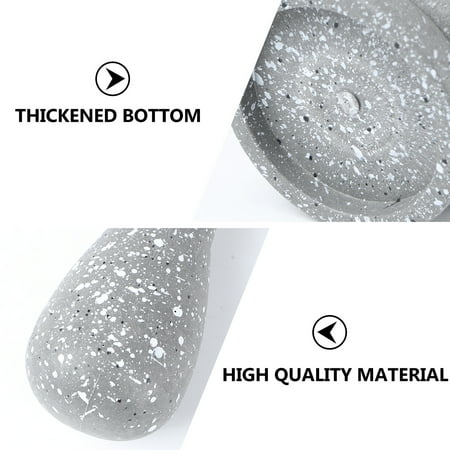

garlic pugging pot Garlic Pugging Pot Granite Pattern Manual Grinding Polishing Pedestal Bowl Kitchen Household Mortar and Pestle Set Garlic Minced Pounder