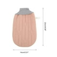 thumbnail image 4 of Unique Bargains Double-sided Gloves Bath Towel for bathroom 5.51"x9.06" 1 Pc Pink, 4 of 7