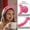 Pink, variant on WHEANG Cute Animal Bear Ear Headbands for Women Trendy Soft Plush Bear Ears Non Slip Headbands Party Hair Accessories for Women Daily Makeup Shower Photo Prop Yellow
