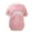 Pink, variant on Walbest Dog Cat Clothes Outfit Coat Sweater Letter Print Costume Soft Warm Pet Winter Party Dress Up Clothes Apparel for Puppy