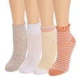 thumbnail image 4 of MUK LUKS Women's 4Pack Dream Step Mini Crew Sock, 4 of 5