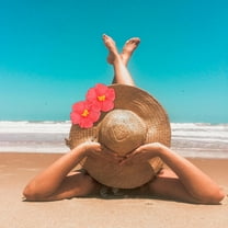 Homoyoyo Red EVA Faux Flowers 10 Pcs Hawaiian Theme Decorations Lifelike Artificial Floral for Party Home