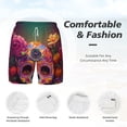thumbnail image 5 of Lsque Mens Swim Trunks Vintage Patterned Skull Pattern - Bathing Suit Compression Liner - Beach Swim Shorts Swimwear - (S-3XL) - Stretch Quick Dry -X-Large, 5 of 9