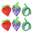 thumbnail image 2 of TAILTOSS Mixed Style Folding Fruit Shaped Bags Nylon 6Pcs 21In X 15In, 2 of 6
