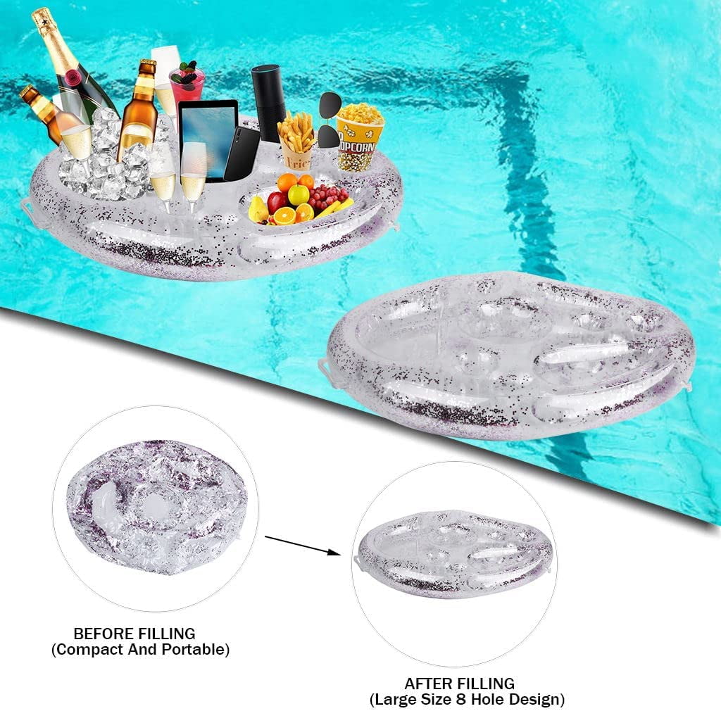 Schwimmender Getränkehalter Für Pool & Whirlpool – Isoliert, Hält Bis 50 Kg | Spaß-Accessoire Für Erwachsene
