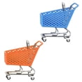 thumbnail image 3 of 2Set Creative Mini Shopping Cart Storage Baskets Unique Desktop Accessories Assorted Color For Home Use And Office Use, 3 of 5