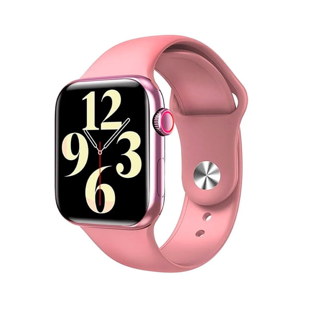 Smartwatch M26 Plus Rosa Ciber Moda Gama Alta Impermeable Deportivo
