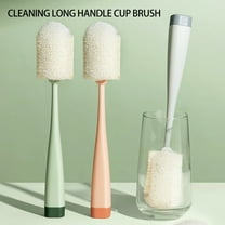 CGZQFEI Bottle Cleaning Brush - Plastic Handle Scrubber for Coffee Mugs, Wine Glasses & Narrow-Neck Baby Bottles