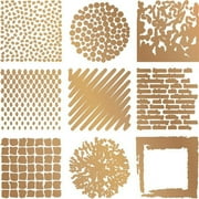 Gentleman Crafter Hotfoil Stamp-Texture Tiles 1"X1"