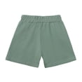 thumbnail image 4 of Hiijoy Toddler Boys Summer Outfits 2 Piece Tracksuit Solid Short Sleeve T Shirt with Shorts Set, Sizes 2-3T, 4 of 8