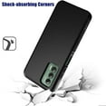 thumbnail image 3 of ANJ+ Shockproof Dual Layer Slim Hard Case + Tempered Glass Cover Compatible with Cricket Outlast, AT&T Jetmore - Hunter Camo, 3 of 5