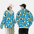 thumbnail image 6 of Easygdp Flying Bees Lightweight Long Sleeve Sun Shirt Sports long-Sleeved Sun Protective Clothing, Quick Drying Breathable - Small, 6 of 9