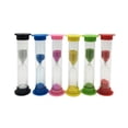thumbnail image 2 of Sand Timer for Kids Set Colorful Hourglass Sand Timer Set Colorful Sandglass Hourglass Sand Clock Timer 30sec / 1min / 2mins / 3mins / 5mins / 10mins for Classroom, Home & Kids Room, 2 of 7