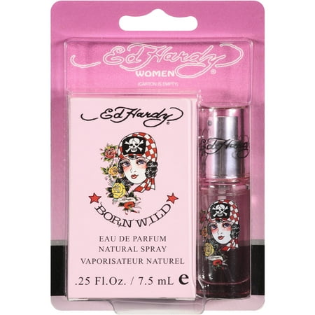 Ed Hardy Born Wild Eau de Parfum Spray for Women, 0.25 fl oz