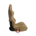 thumbnail image 5 of Cipher CPA1001 Beige Synthetic Leather Universal Racing Seats- Sold as a Pair, 5 of 7