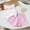 Pink, variant on ITSAME Girls Summer Outfit 2-Piece, Cute Bow Tank Top and Striped Print Shorts Kids Fashion Casual Set Beige Size 7-8