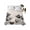 Black White, variant on Twin Flat Sheet 66"x96", Blue Spring Floral Soft Lightweight Bedding Flat Sheets Only, Tulip Summer Botanical Brushed Microfiber Top Bed Sheet, Breathable StainResistant Bedsheets
