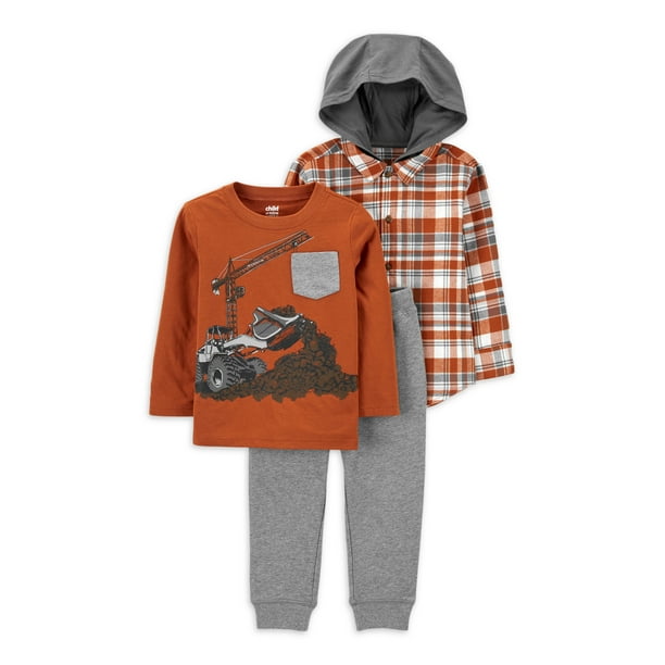 Carter's Child of Mine Baby and Toddler Boy LongSleeve Hooded Shirt, T