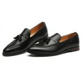 thumbnail image 5 of Santimon Men Tassels Loafers Slip On Casual Shoes Black Dress Shoes 11 US, 5 of 8