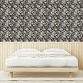 thumbnail image 4 of Ambesonne Botanical Peel & Stick Wallpaper for Home, Vintage Pattern of Lily, 13"x36", Dark Purple Eggshell Tan, 4 of 6