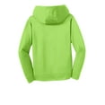 thumbnail image 6 of Sport Tek Teen Unisex Regular Plain Long Sleeves Pullover Lime Shock Medium, 6 of 6