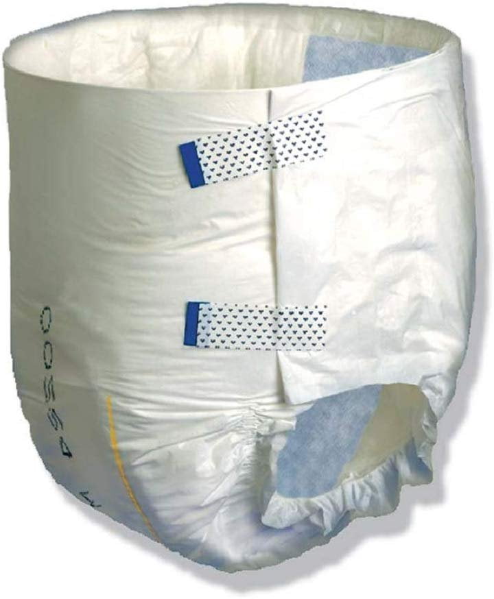 Pack of 192 Disposable Briefs, Medium. Urine and Fecal Protection
