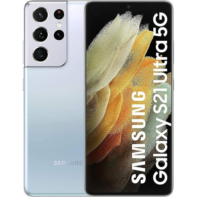 Téléphone Intelligent Déverrouillé 5G Samsung Galaxy S21 Ultra Remis à Neuf comme Neuf