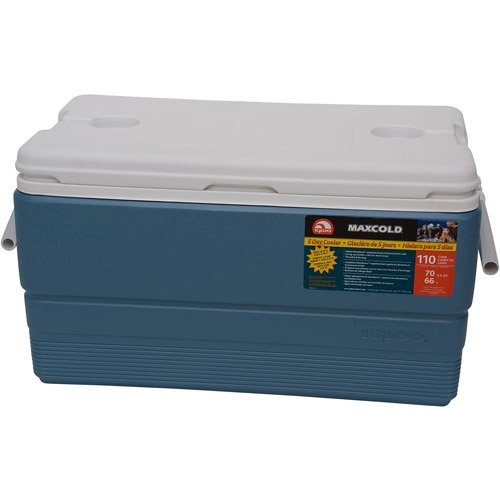 Igloo MaxCold Cooler Ice Blue and White, 70Quart Cooler Walmart