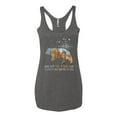 thumbnail image 2 of Wild Bobby, And Into The Forest I Go To Lose My Mind, Animal Lover, Women Tri-Blend Racerback Tank Top, Premium Heather, Large, 2 of 4