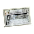 thumbnail image 2 of LeeQinersw Vehicle Model Display Case 1/64 1/36 1/32 Scale Dustproof Tabletop Decor Diorama Gray Left staircase, 2 of 9