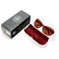 thumbnail image 4 of Women's BiFocal Sun Readers Fashion Sunglasses Snooki Poof Nation Sun Readers Brown - 1.5 / Brown, 4 of 4