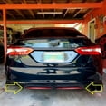 thumbnail image 5 of Xotic Tech Rear Bumper Lower Lip Cover Trim, Red Stainless Steel, Compatible with Camry SE XSE 2018-2024, 5 of 8