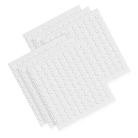 QIFULL 800Set Strong Adhesive Pads Double Sided Sticky Dots for General Users in Home and Office Environments