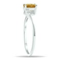 thumbnail image 2 of SZUL Women's Citrine and Diamond Tierra Ring in 10K White Gold, 2 of 5