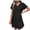 Black womens dresses, variant on Wycnly Womens Dresses Plus Size Casual Lightweight Comfy Loose Tunic Tshirt Dresses Summer Solid V-Neck Short Sleeve Formal Mini Dress Navy l