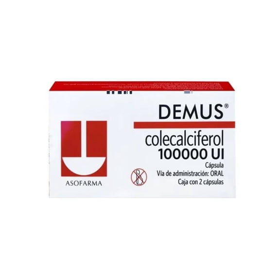 Demus 100000 UI 2 Cápsulas
