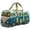 05 Blue2, variant on Vintage Floral Hippie Journey Quilted Duffel Bag, Retro Boho Overnight Luggage Detachable Strap Unisex Everyday Travel Tote