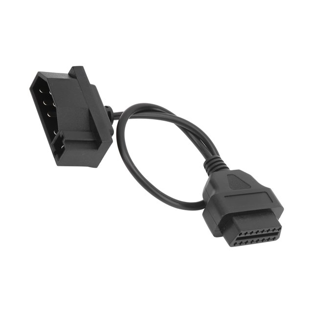 Pin 40 Cm/15,7 Pulgadas 7 Pines OBD1 A OBD2 OBDII Cable Adaptador De Escáner De Diagnóstico De 16 Pines Apto Para