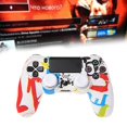 thumbnail image 1 of Coque en Silicone de Style Multicolore XYCCA + 2 Capuchons de Joystick pour les Accessoires de Protection du Contrôleur PS4 XYCCA, 1 of 5