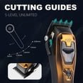 thumbnail image 2 of VGR 668 Hair Clippers for Men Professional, 11000 RPM Vector Motor Barber Clippers Cordless Ceramic & DLC Blade Hair Cutting Kit, Metal Body 3 Modular Replaceable Body Lids with Travel Case, 2 of 7