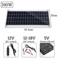 thumbnail image 5 of 300w 12v Solar Panel, Solar Panel Kit, Battery Charger Kit With 20-100A Solar Charge Controller For Rv Yacht Outdoor Garden, 5 of 5